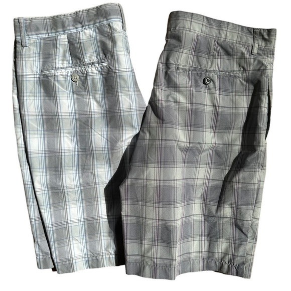 Bundle of 2 Golf Shorts PGA Pro Tour Plaid Men's Outdoor Sporty Size‎ 36 - Picture 1 of 10